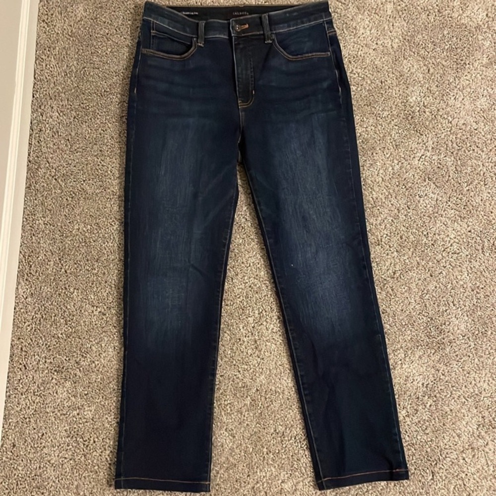 Talbots Jeans Size 6  Straight Leg  Dark Wash
